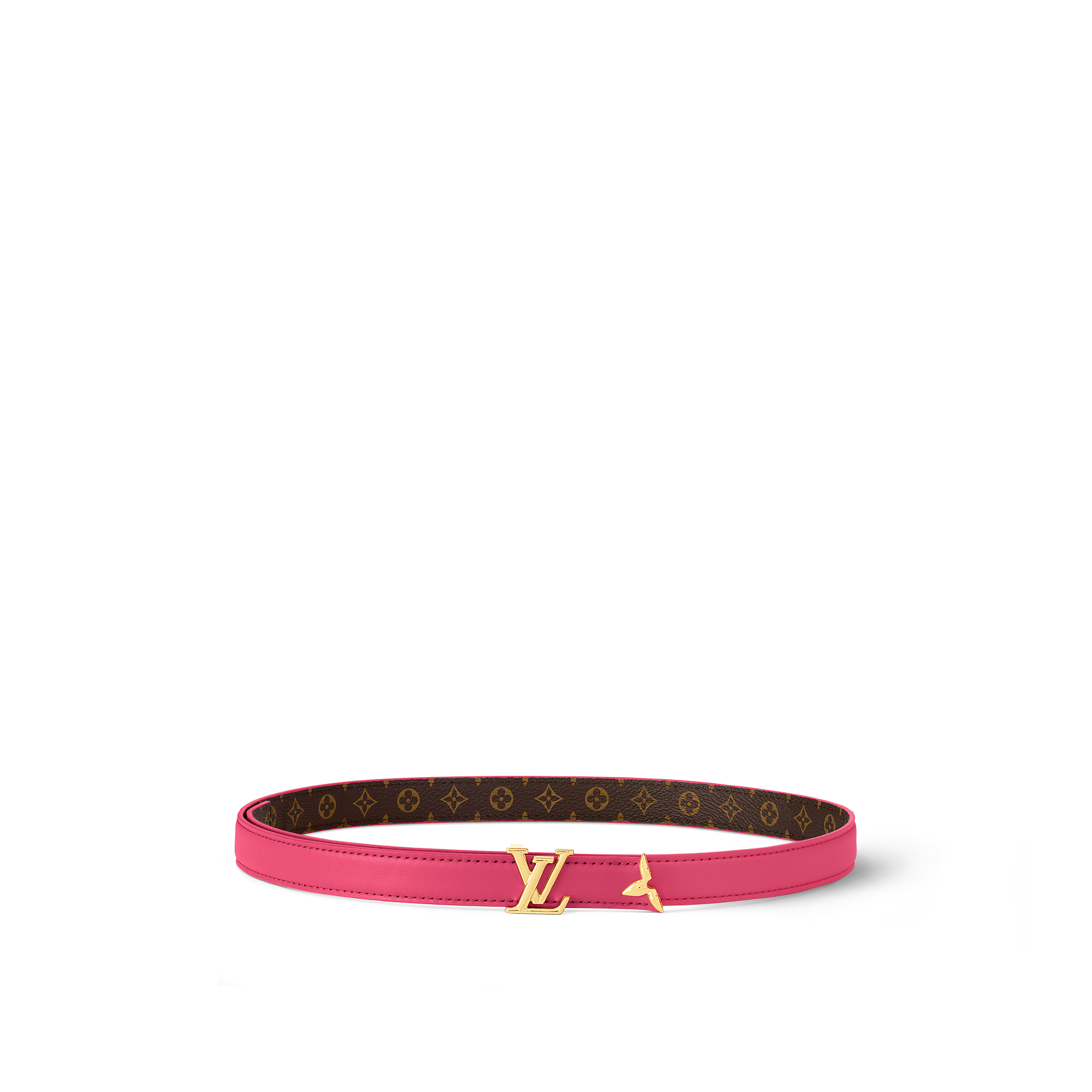 Pretty LV 20mm Reversible Belt Monogram Women Accessories LOUIS